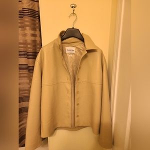 Aritzia Sunday Best Gabby Shirt Jacket (Vegan Leather)